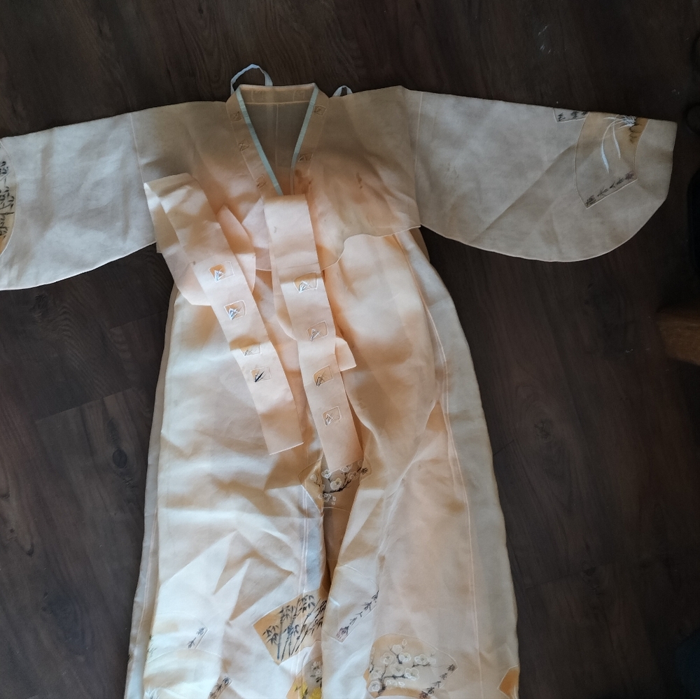 Vintage Hanbok peach